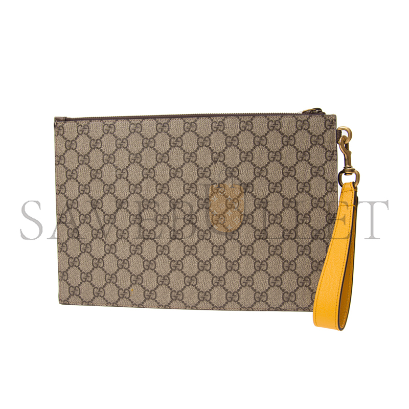GUCCI GG SUPREME TIGER CLUTCH 473956 (30.5*21*1.5cm)